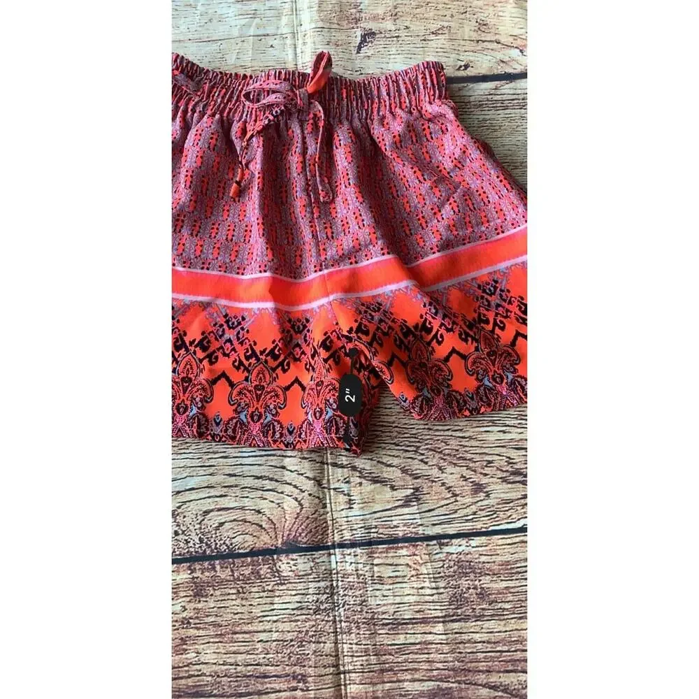 GB Girls Elastic Printed Multicolor Shorts Kid’s Size 6X